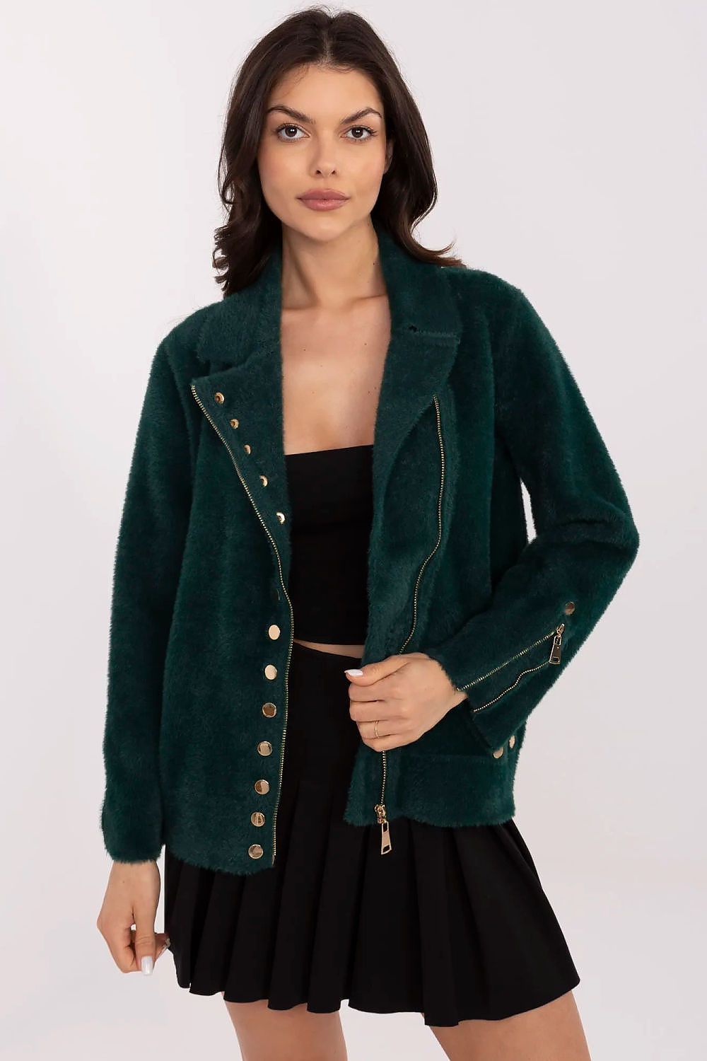   Kurtka Damska Model MBM-KR-L176.87 Dark Green - MBM 