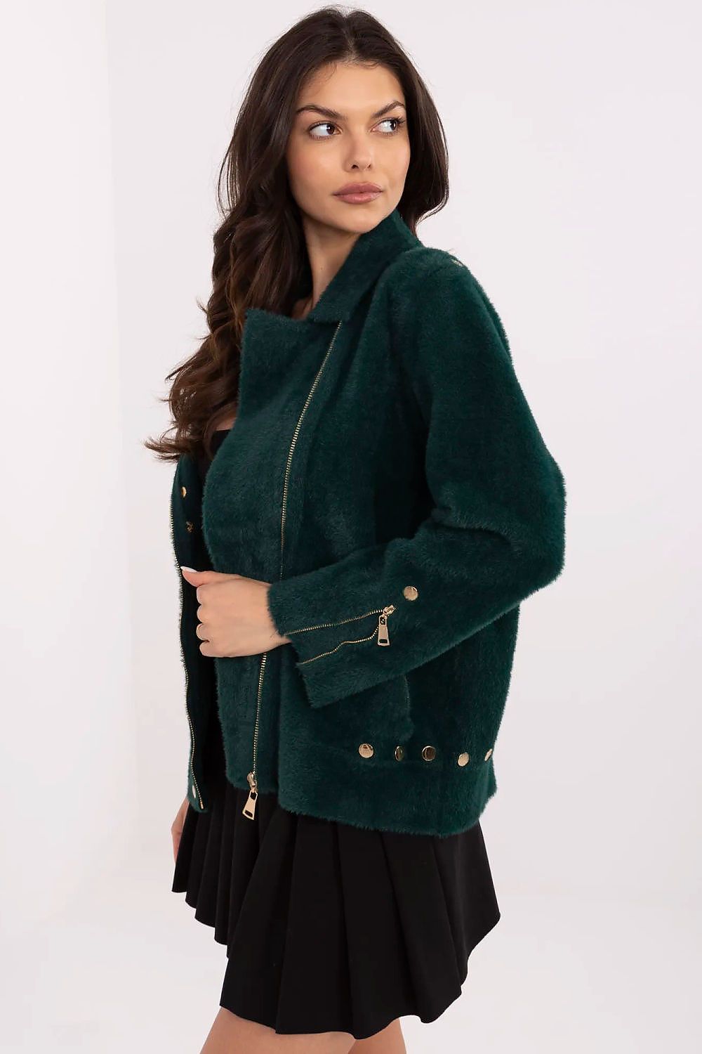   Kurtka Damska Model MBM-KR-L176.87 Dark Green - MBM 