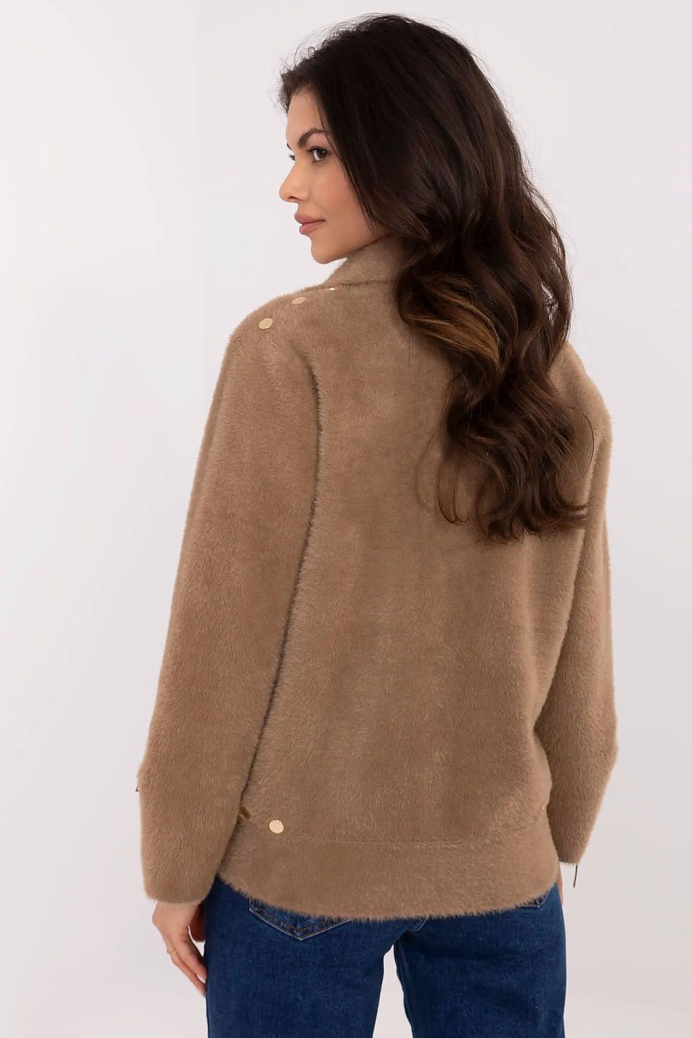   Kurtka Damska Model MBM-KR-L176.87 Dark Beige - MBM 