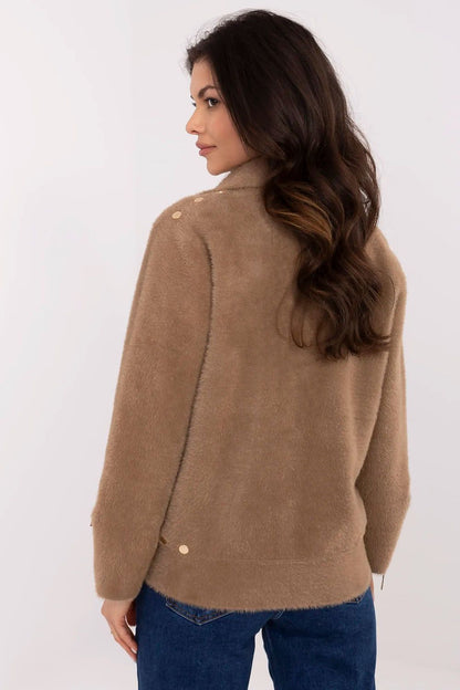   Kurtka Damska Model MBM-KR-L176.87 Dark Beige - MBM 