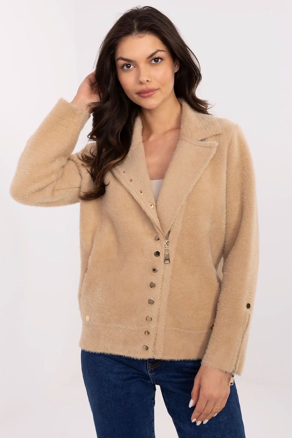   Kurtka Damska Model MBM-KR-L176.87 Beige - MBM 