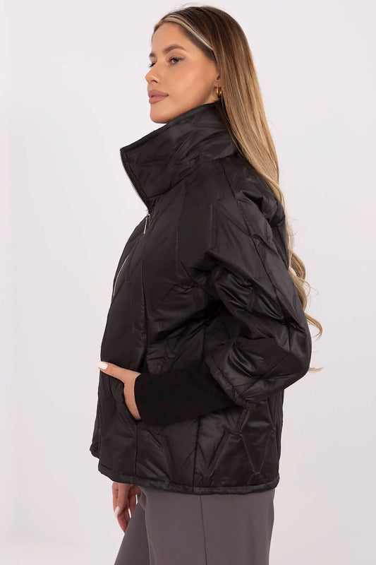   Kurtka Damska Model MI-KR-9002-1.74P Black - Italy Moda 