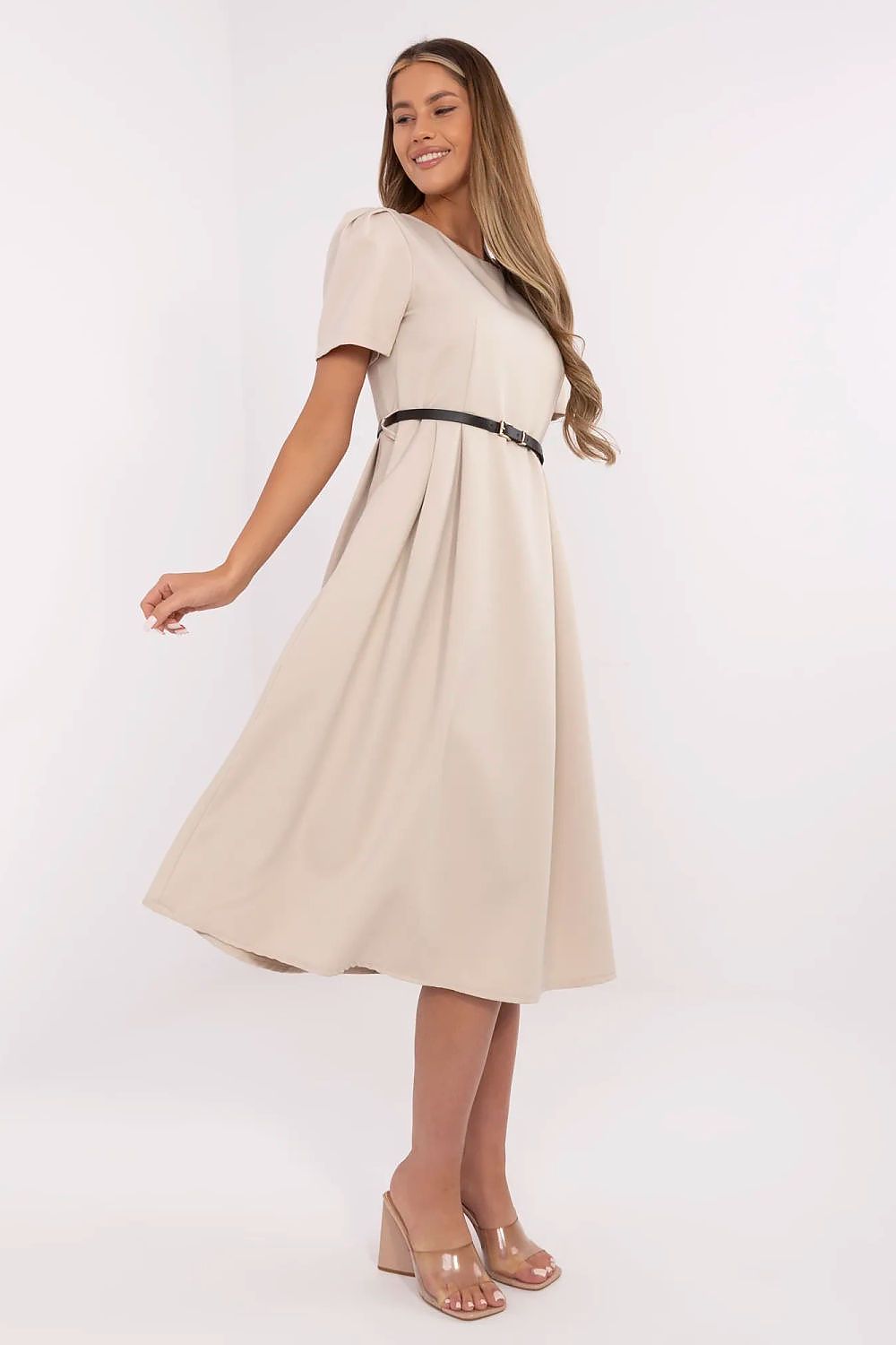  Sukienka Model MI-SK-A2328.41 Beige - Italy Moda 