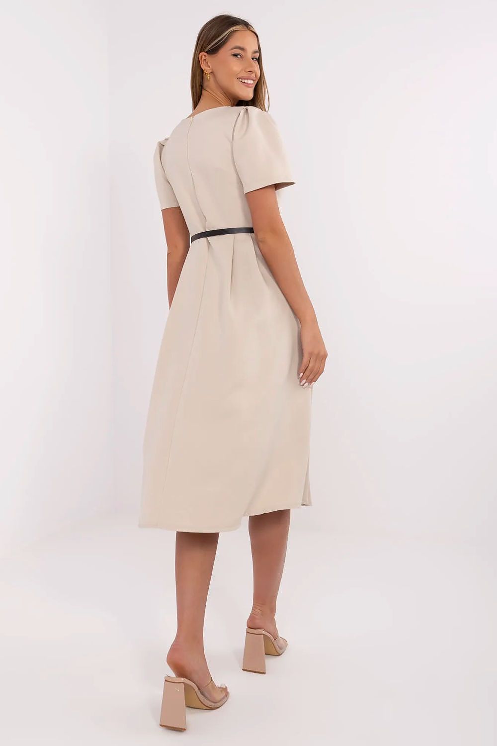  Sukienka Model MI-SK-A2328.41 Beige - Italy Moda 