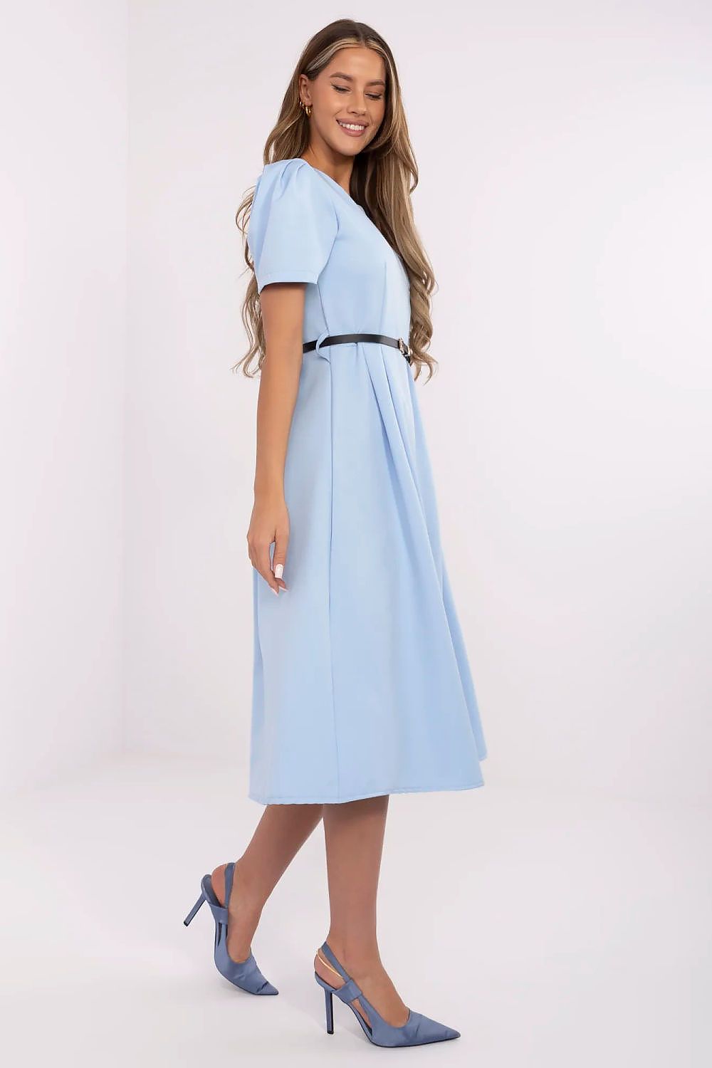  Sukienka Model MI-SK-A2328.41 Light Blue - Italy Moda 