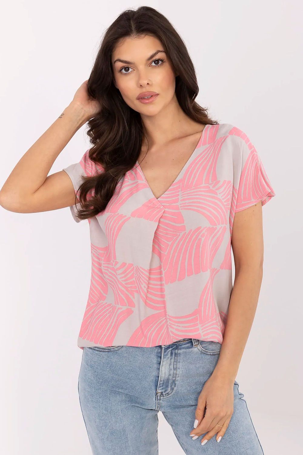   Bluzka Model D73771M11171D Pink - Sublevel 