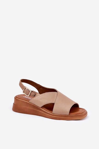 Sandały Model Quilara ASA266-9 Beige - Step in style 