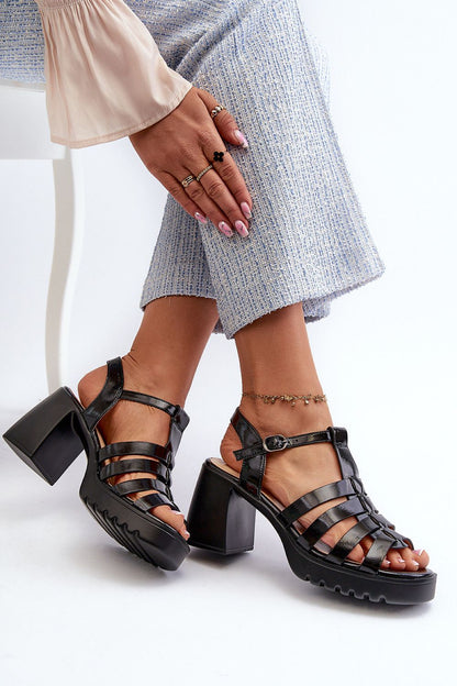  Sandały Model Vinceza 66621 Black - Step in style 