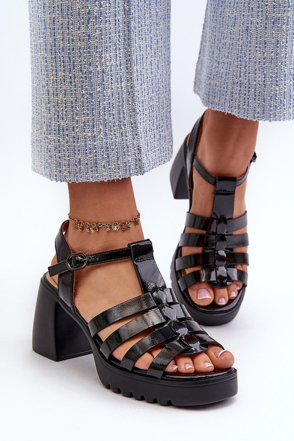  Sandały Model Vinceza 66621 Black - Step in style 