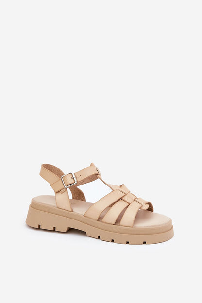  Sandały Model Nendales 5203 Beige - Step in style 