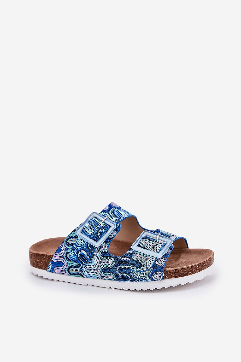  Sandał Klapki Model S.Barski RB51-006 Blue - Step in style 