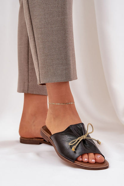  Sandał Klapki Model Lewski 3572 Black - Step in style 