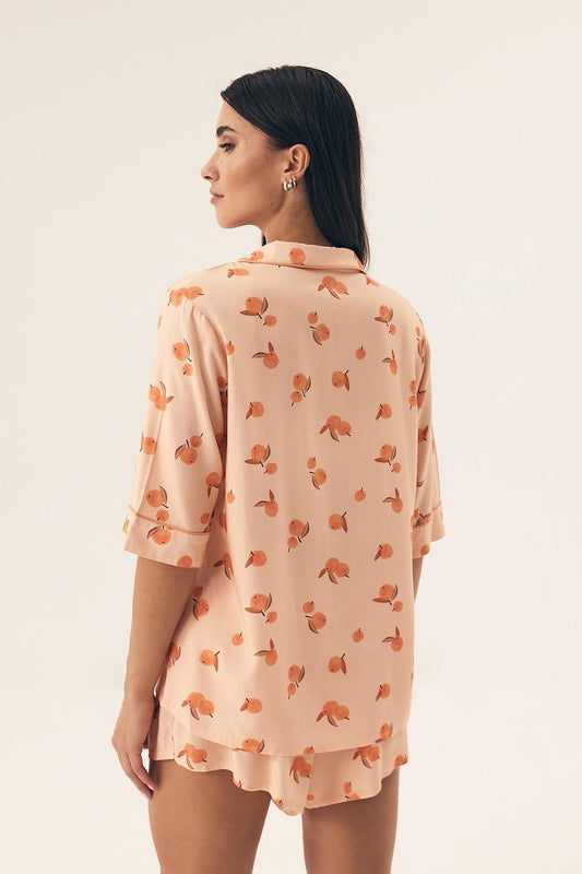  Piżama Damska Model Naranja 42686 Brzoskwinia - Henderson 