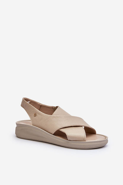  Sandały Model Zazoo 40392 Beige - Step in style 