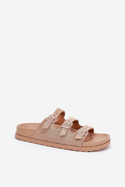  Sandał Klapki Model Uliri 3770 Beige - Step in style 