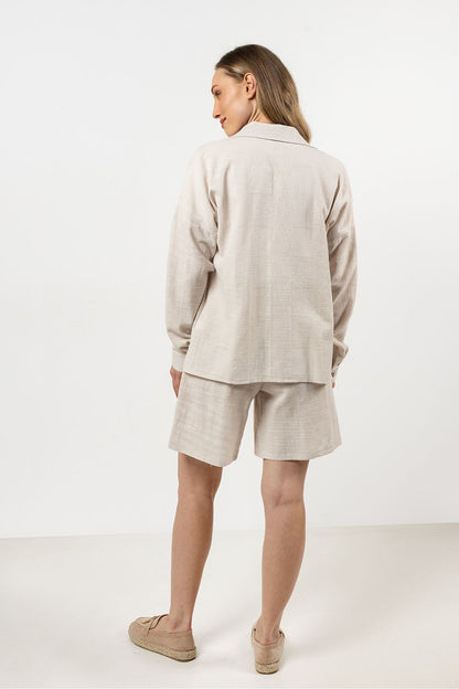   Koszula Damska Model A724 Beige - awama 