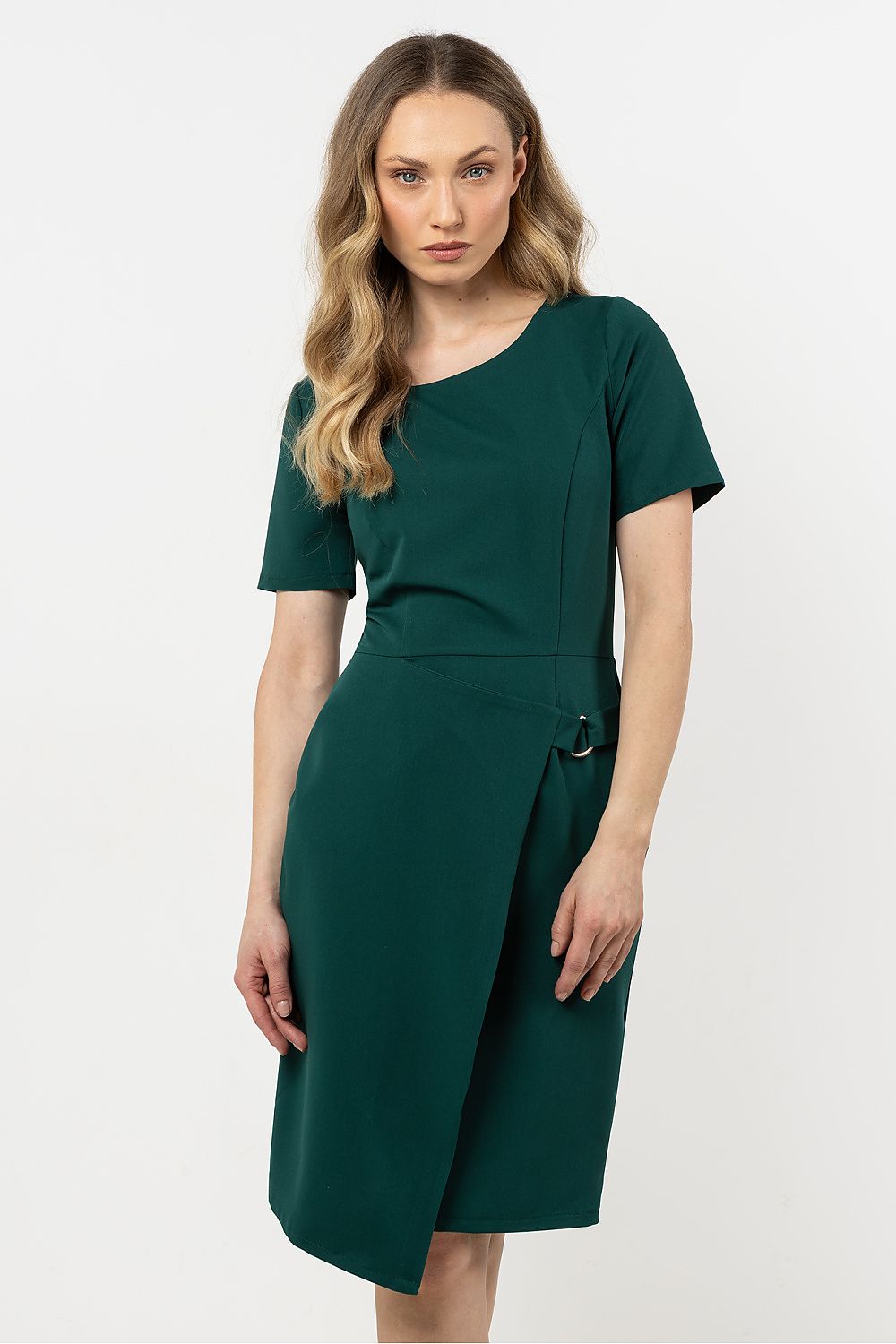  Sukienka Model A710 Bottle Green - awama 