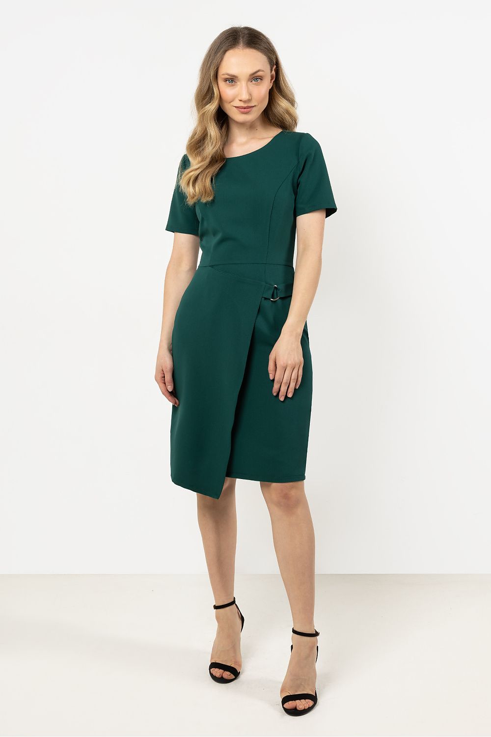  Sukienka Model A710 Bottle Green - awama 