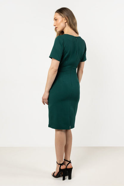  Sukienka Model A710 Bottle Green - awama 