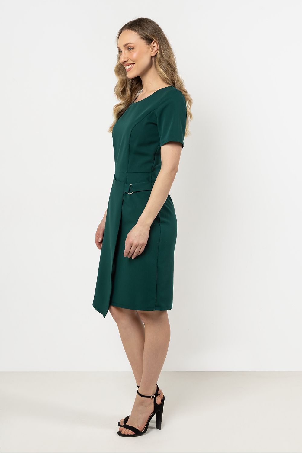  Sukienka Model A710 Bottle Green - awama 