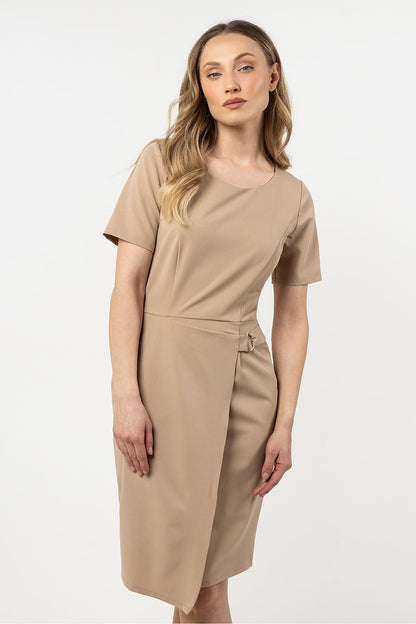 Sukienka Model A710 Beige - awama 
