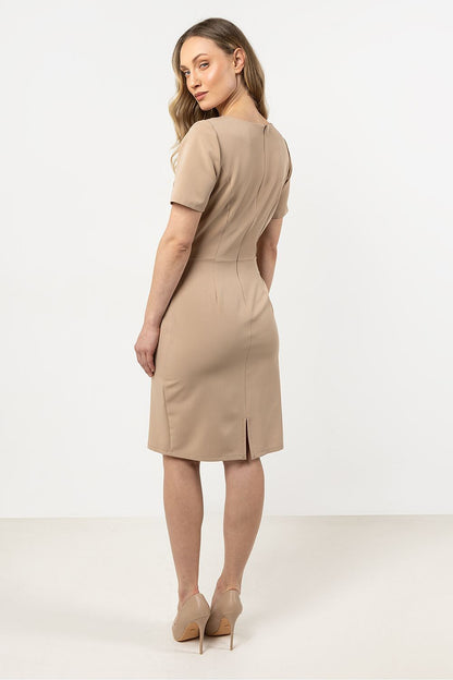  Sukienka Model A710 Beige - awama 