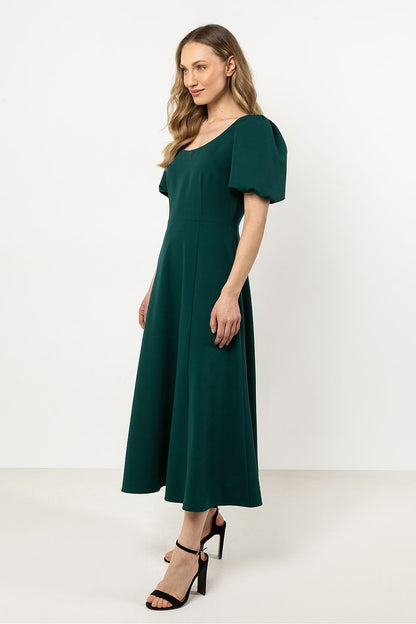  Sukienka Model A709 Bottle Green - awama 