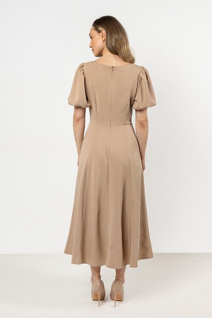  Sukienka Model A709 Beige - awama 