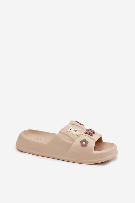  Sandał Klapki Model Redienna 25SD11--8912 Beige - Step in style 