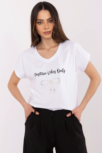   Tshirt Damski Model CLM-TS-1727.90 White - Factory Price 
