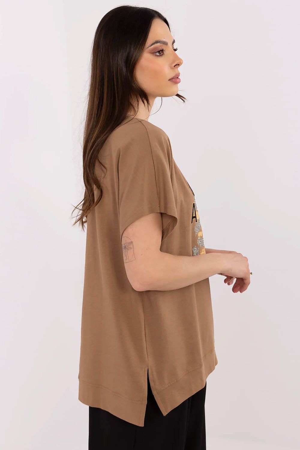   Bluzka Model CLM-BZ-1701.81 Light Brown - Factory Price 