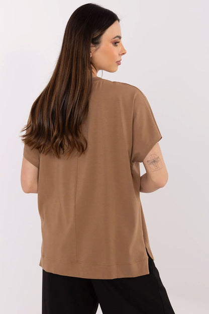   Bluzka Model CLM-BZ-1701.81 Light Brown - Factory Price 