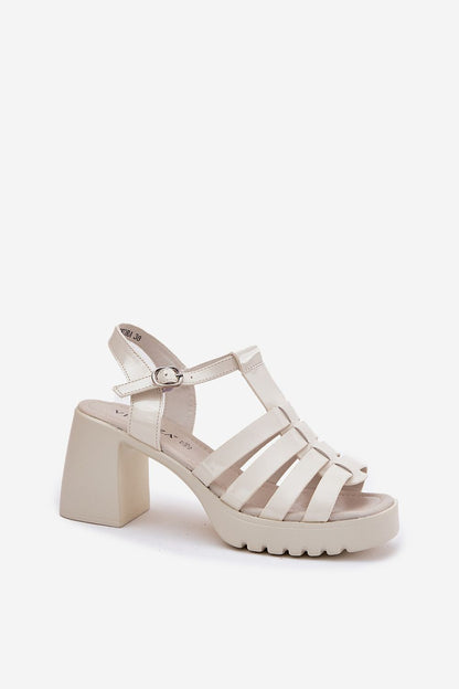  Sandały Model Vinceza 66621 Light Beige - Step in style 