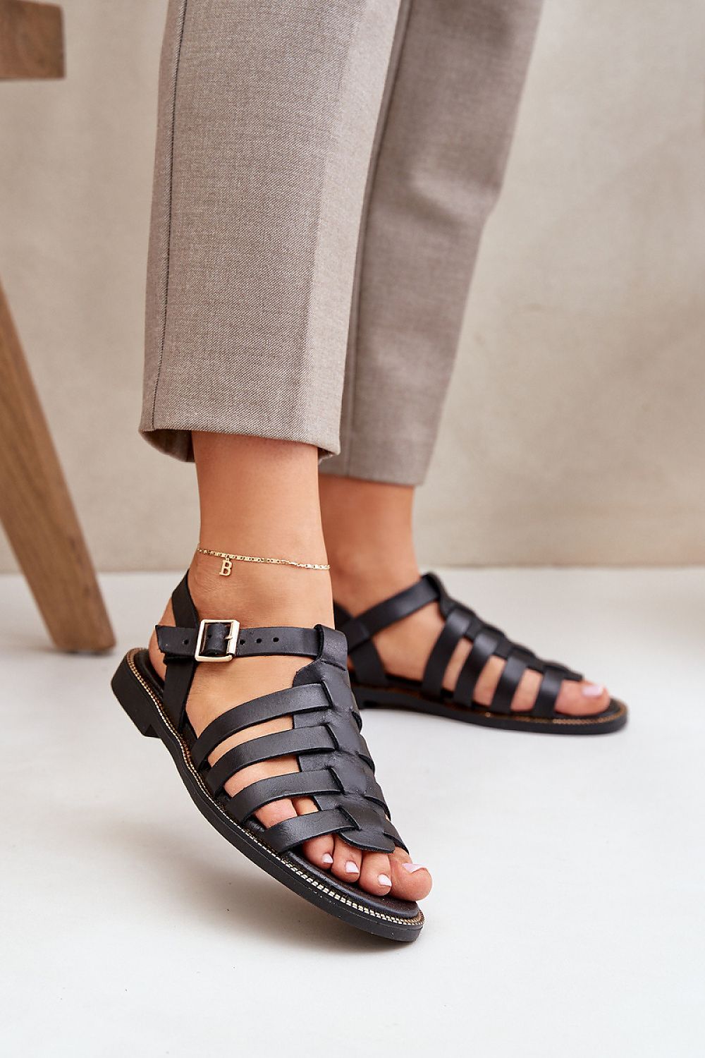  Sandały Model Zazoo 3686 Black - Step in style 