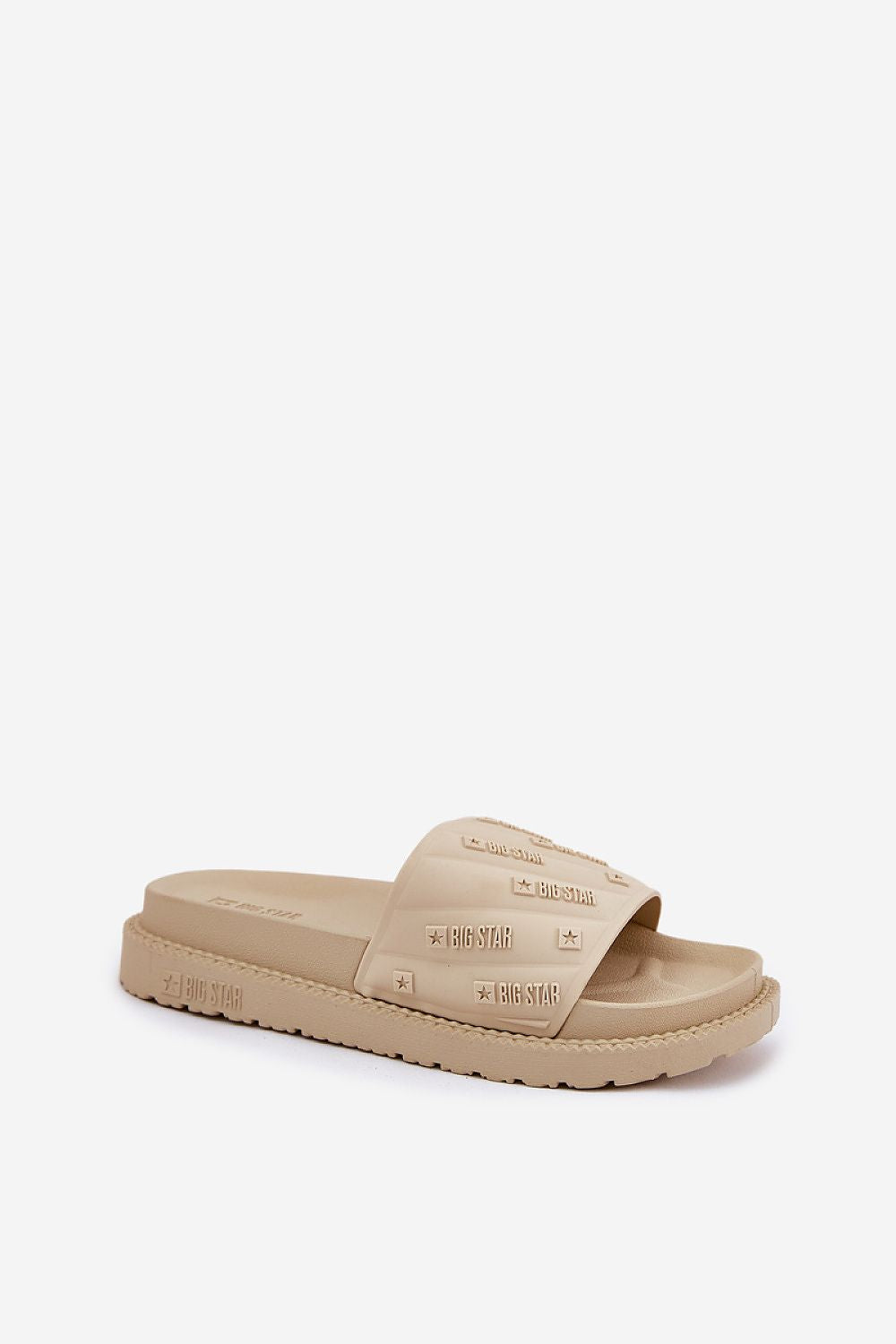  Sandał Klapki Model Big Star RR274A542 Beige - Step in style 