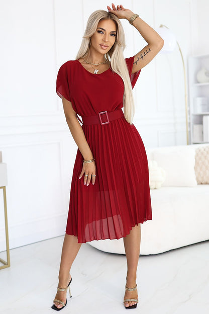   Sukienka Model Mia 465-5 Bordo - Numoco 