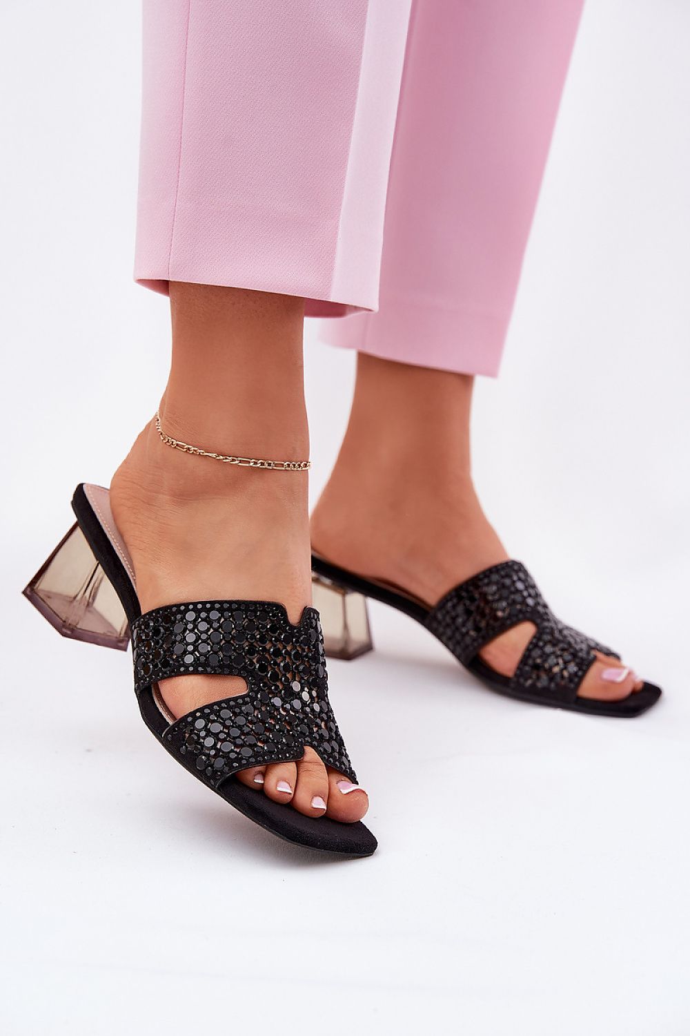  Sandał Klapki Model Vinceza 62230 Black - Step in style 