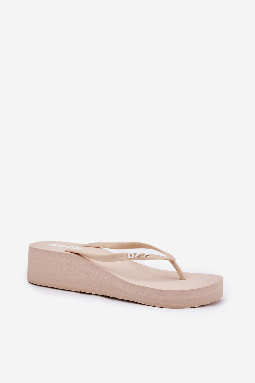  Sandał Japonki Model Big Star RR274A551 Beige - Step in style 