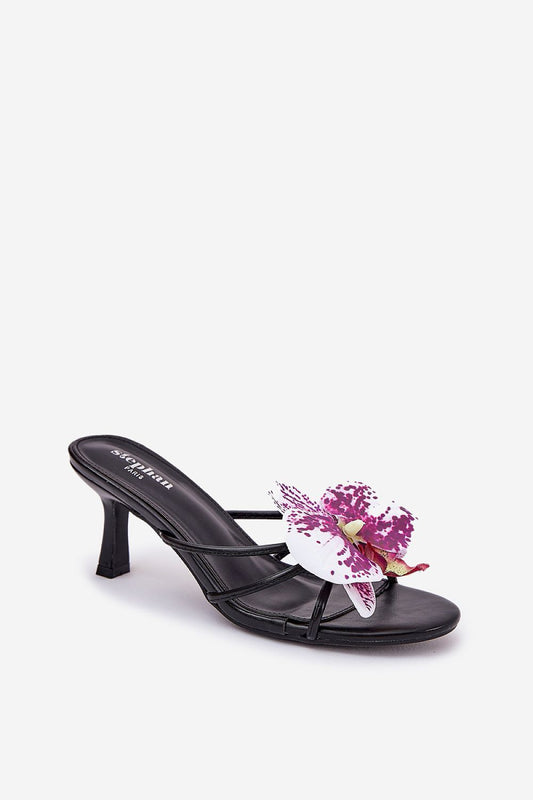  Sandał Klapki Model Reyi UC-154 Black - Step in style 