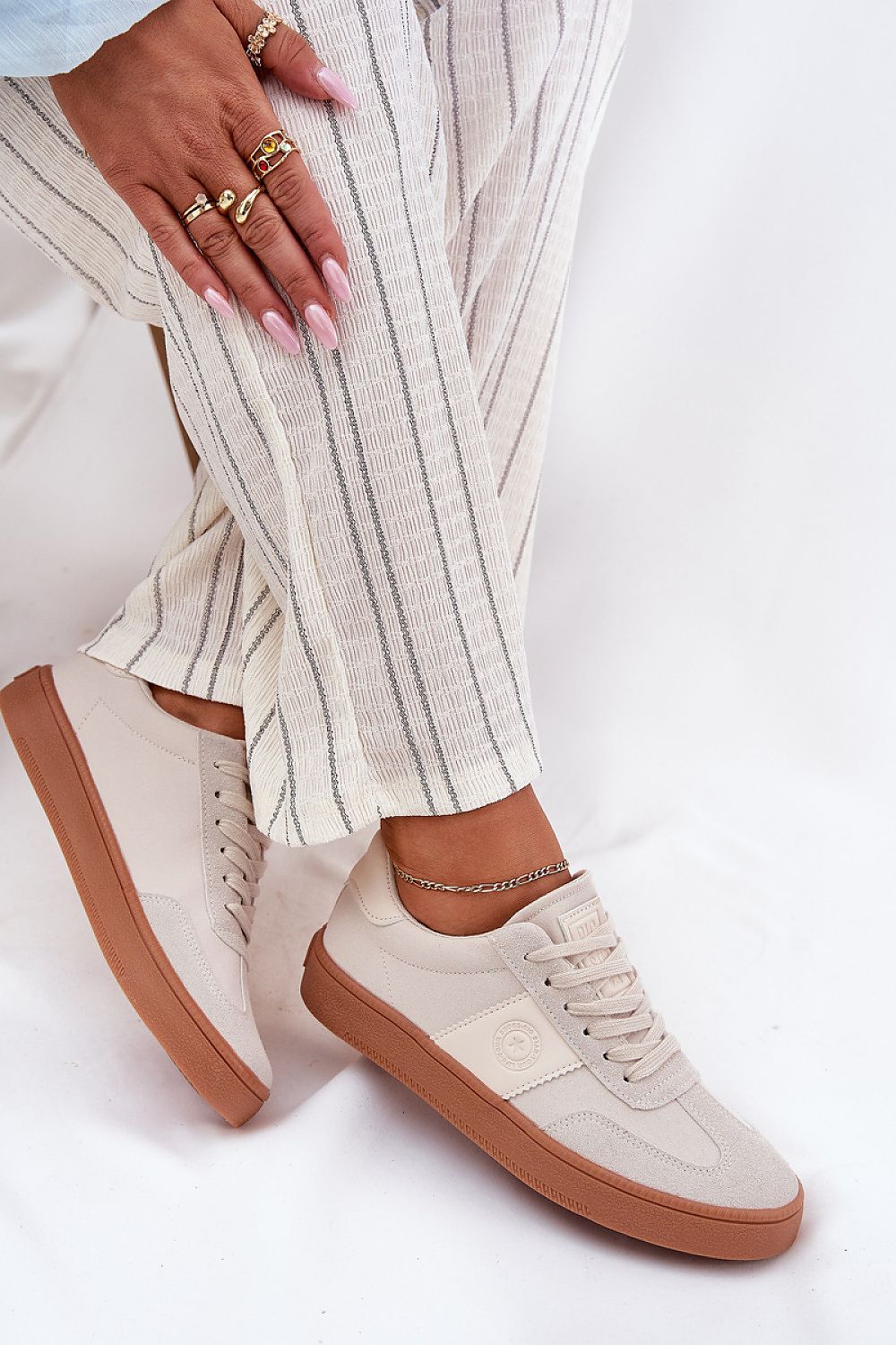   Buty Sportowe Model Big Star RR274806 Beige - Step in style 