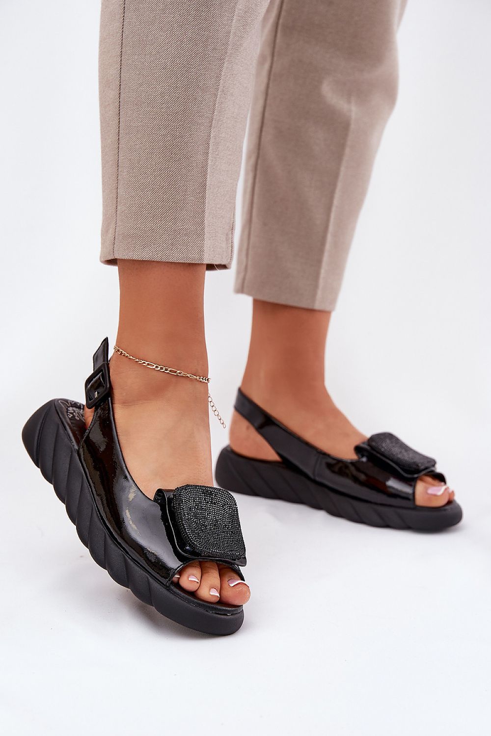  Sandały Model Artiker 56C1564 Black - Step in style 