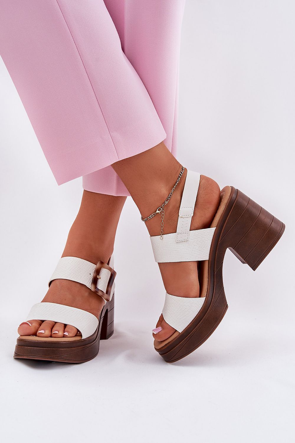  Sandały Model Vinceza 17387 White - Step in style 