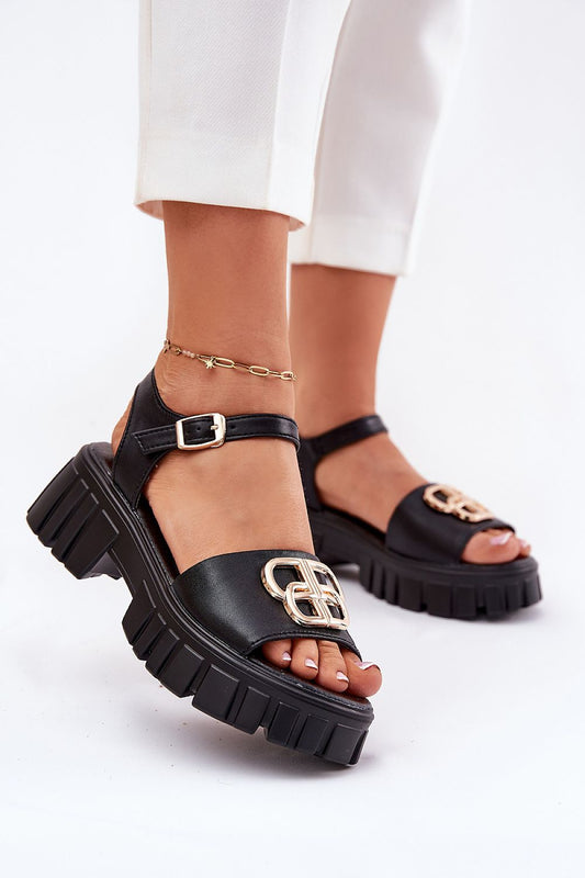  Sandały Model Vinceza 79541 Black - Step in style 
