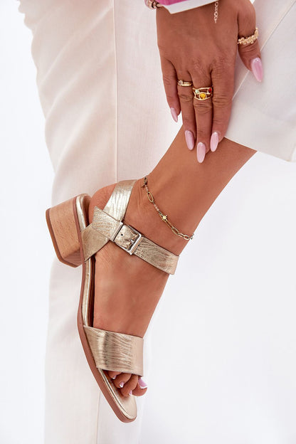  Sandały Model Maciejka N6802-25 Gold - Step in style 