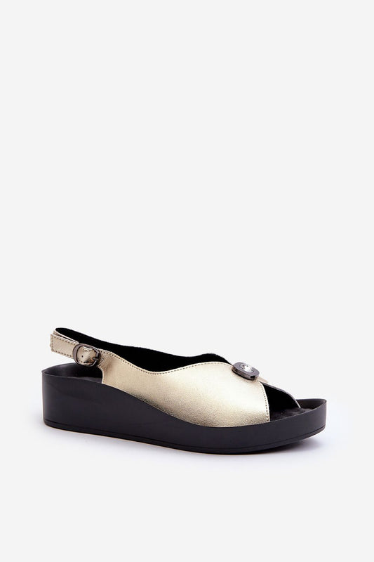  Sandały Model S.Barski KV51-020 Gold - Step in style 