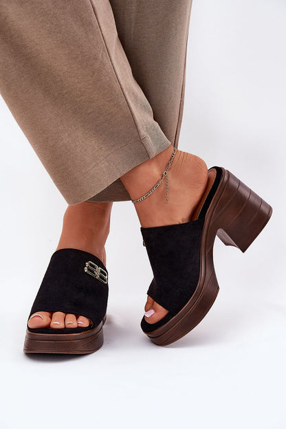  Sandał Klapki Model Vinceza 17400 Black - Step in style 
