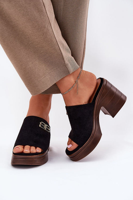  Sandał Klapki Model Vinceza 17400 Black - Step in style 