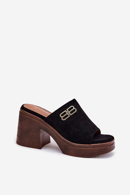  Sandał Klapki Model Vinceza 17400 Black - Step in style 