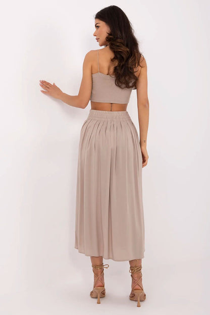  Spódnica Model D73761M50187B Dark Beige - Sublevel 