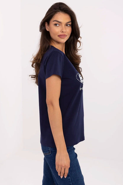   Tshirt Damski Model CLM-TS-1726.87 Navy - Factory Price 